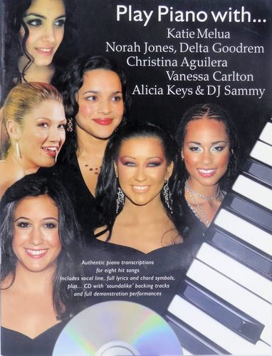 ספר תווים Play Piano With... Katie Melua, Norah Jones, Christina Aguilera & More (Piano/Vocal/Guitar)