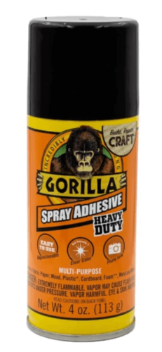 דבק ספריי גורילה רב שימושי שקוף 118 מ”ל תוצרת GORILLA