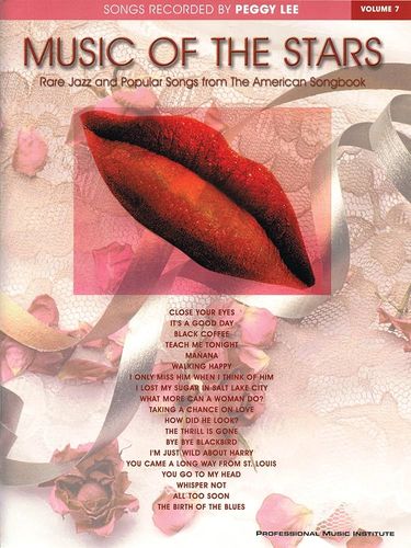 ספר תווים Peggy Lee - Music of the Stars Volume 7 (Piano/Vocal/Guitar)