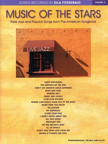 ספר תווים Ella Fitzgerald - Music of the Stars Volume 4 (Piano/Vocal/Guitar)
