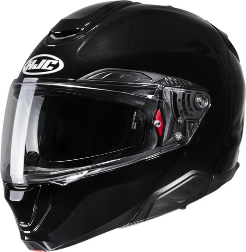 קסדה נפתחת שחור מבריק - HJC RPHA91 METAL BLACK