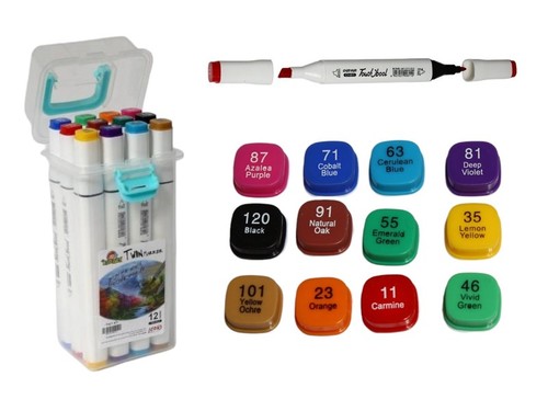 טוש סקיצה דו-צדדי 1/12