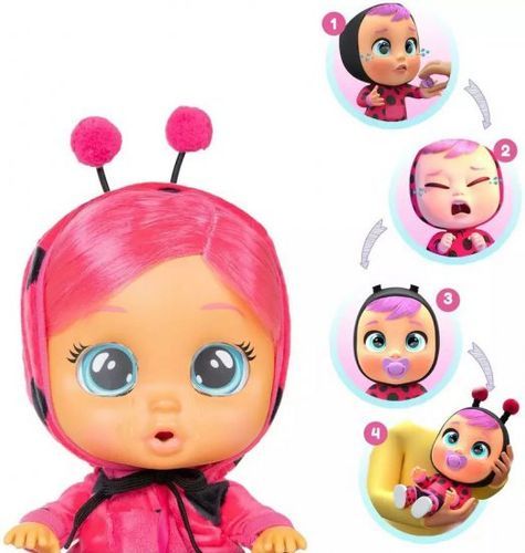 בובה תינוק Dressy CRY BABY בובה אינטראקטיבית בוכה ומזילה דמעות