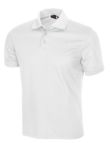 חולצת פולו לגברים חולצת POLO COOL DRY OUTDOOR לבן