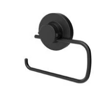 מחזיק נייר LOCK קידוח/הדבקה שחור עשוי נירוסטה 73103B 