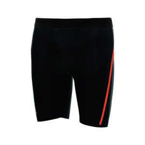 מכנס ציפה לשחייה  ZONE3 THE ACTIVE BUOYANCY SHORT 3/2 שחור-אדום מהמתקדמים  ביותר מסוגו