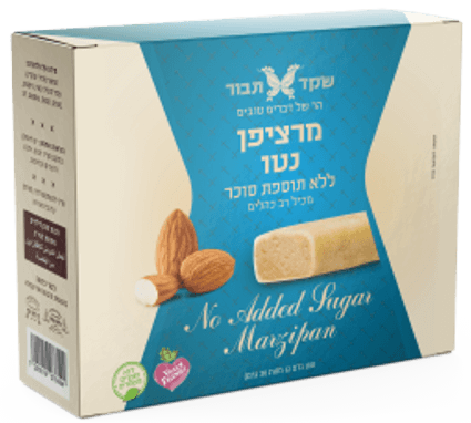 מארז חטיפי מרציפן נטו ללא סוכר 180 ג' שקד תבור 