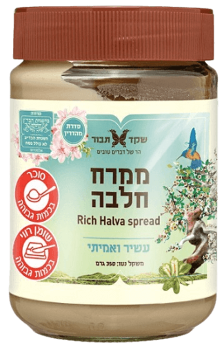 ממרח חלווה 350 ג' - שקד תבור