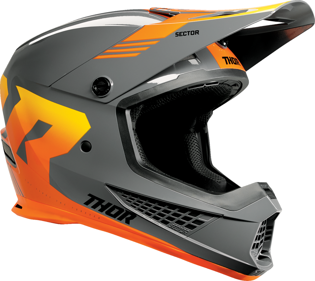 קסדת שטח לאופנוע THOR MX Sector 2 Carve Helmet כתום\אפור