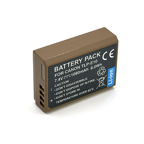 סוללה חליפית  lp-e10 עם חיבור usb-c