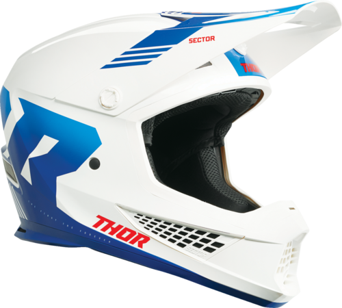 קסדת שטח לאופנוע  THOR MX Sector 2 Carve Helmet כחול\לבן