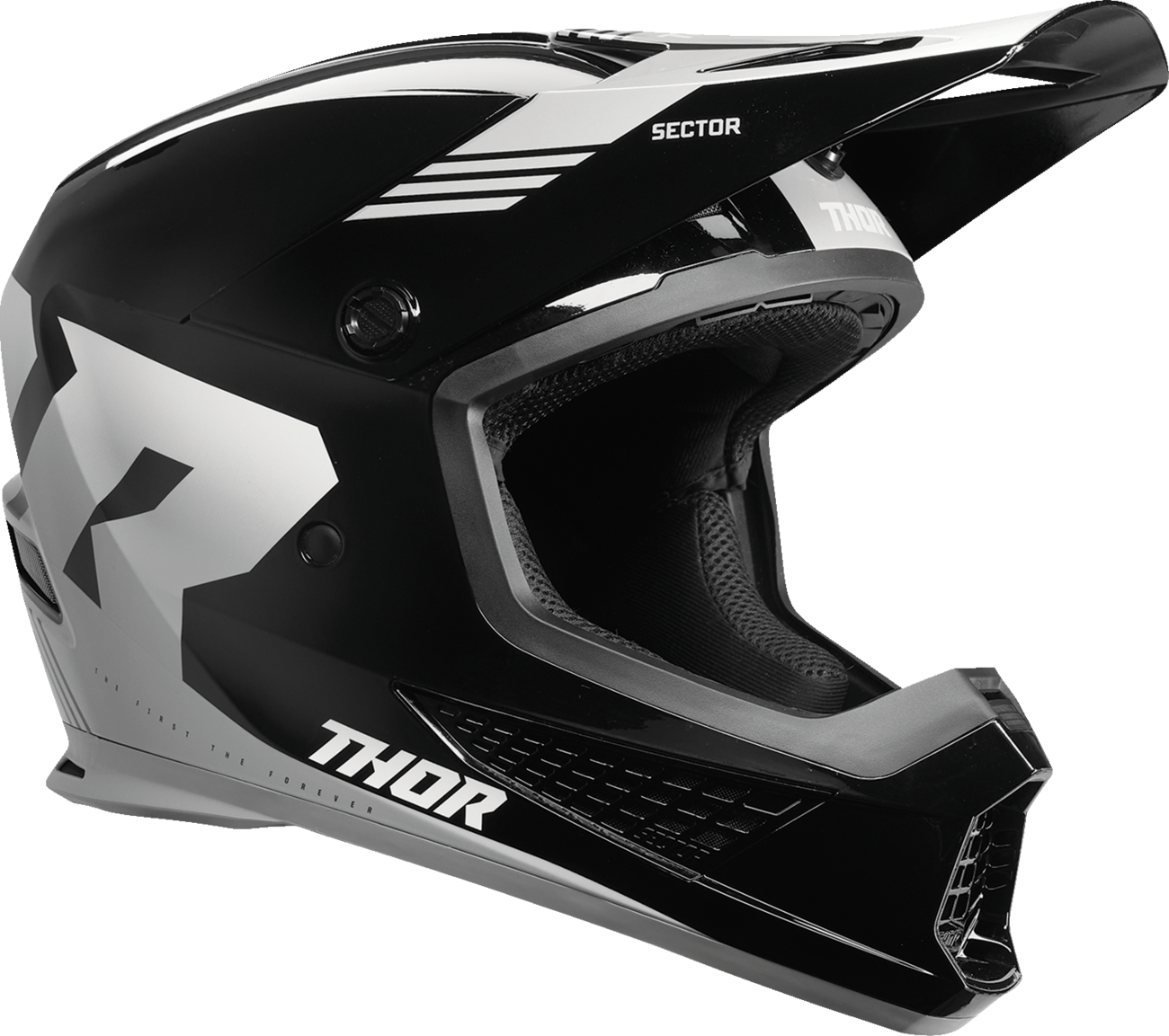 קסדת שטח לאופנוע  THOR MX Sector 2 Carve Helmet שחור/אפור
