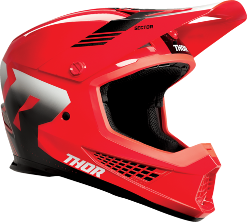 קסדת שטח לאופנוע  THOR MX Sector 2 Carve Helmet אדום/שחור 