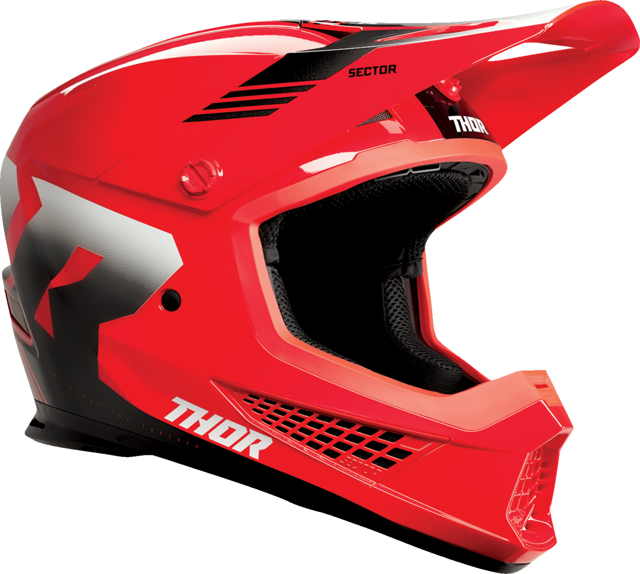קסדת שטח לאופנוע  THOR MX Sector 2 Carve Helmet אדום/שחור 
