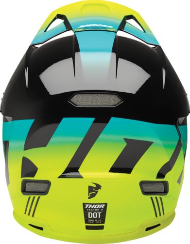 קסדת שטח לאופנוע  THOR MX Sector 2 Carve Helmet שחור/צהוב/ירוק 