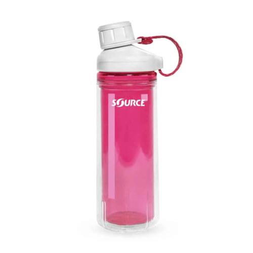 SOURCE בקבוק מים Eco Clickseal Double Walled Bottle  600ml