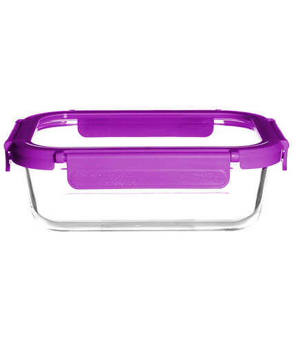 קופסת אחסון זכוכית GLASS CLOC FOOD APPEAL