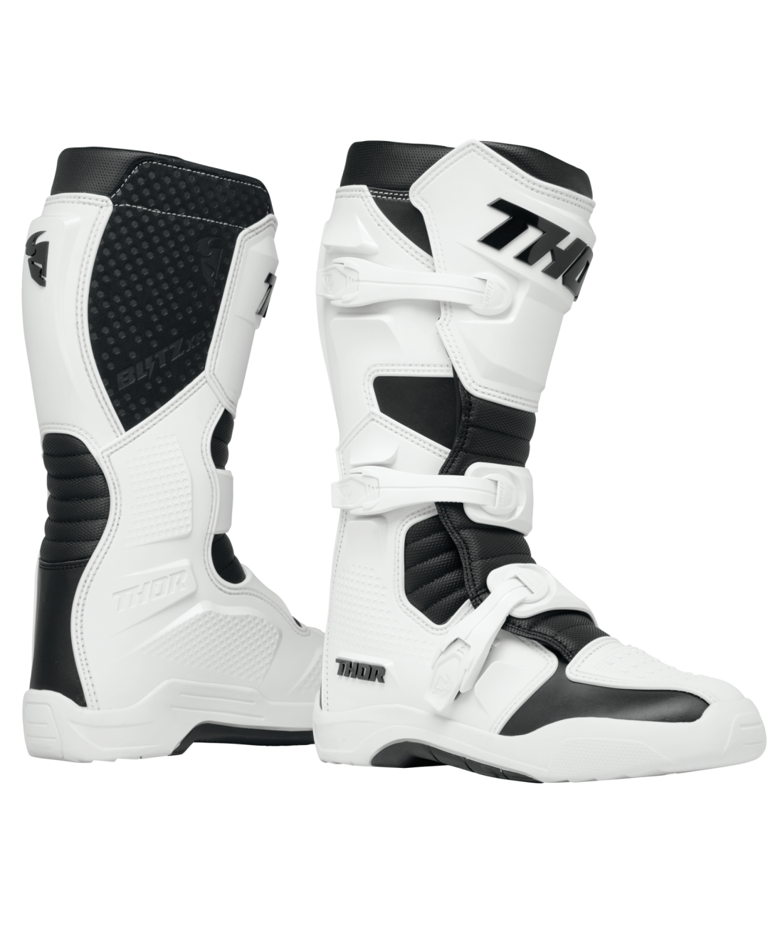 מגף רכיבה THOR MX שחור/לבן Blitz XR Boots