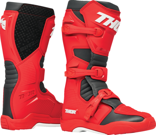 מגף רכיבה THOR MX אדום/שחור Blitz XR Boots