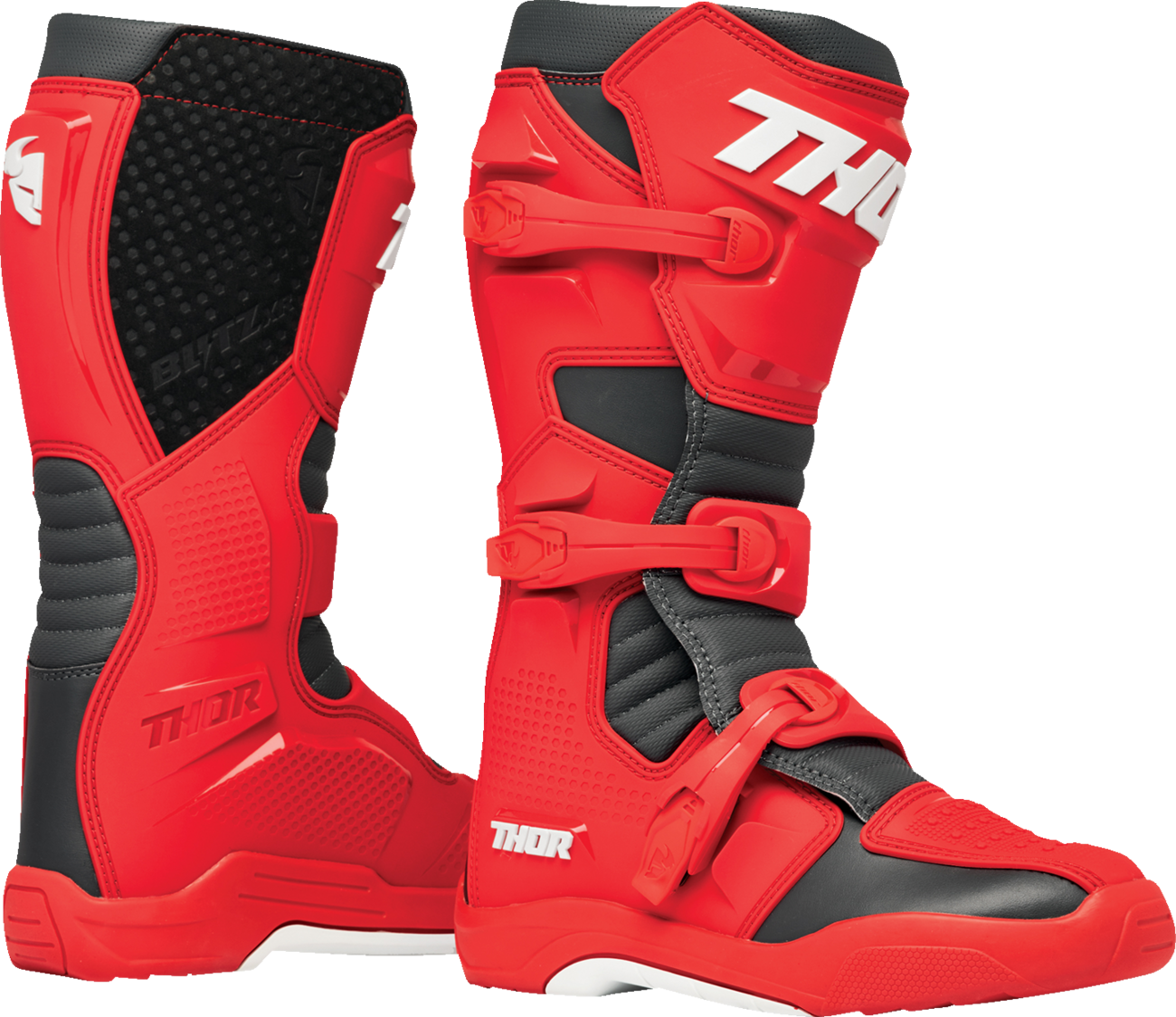 מגף רכיבה THOR MX אדום/שחור Blitz XR Boots