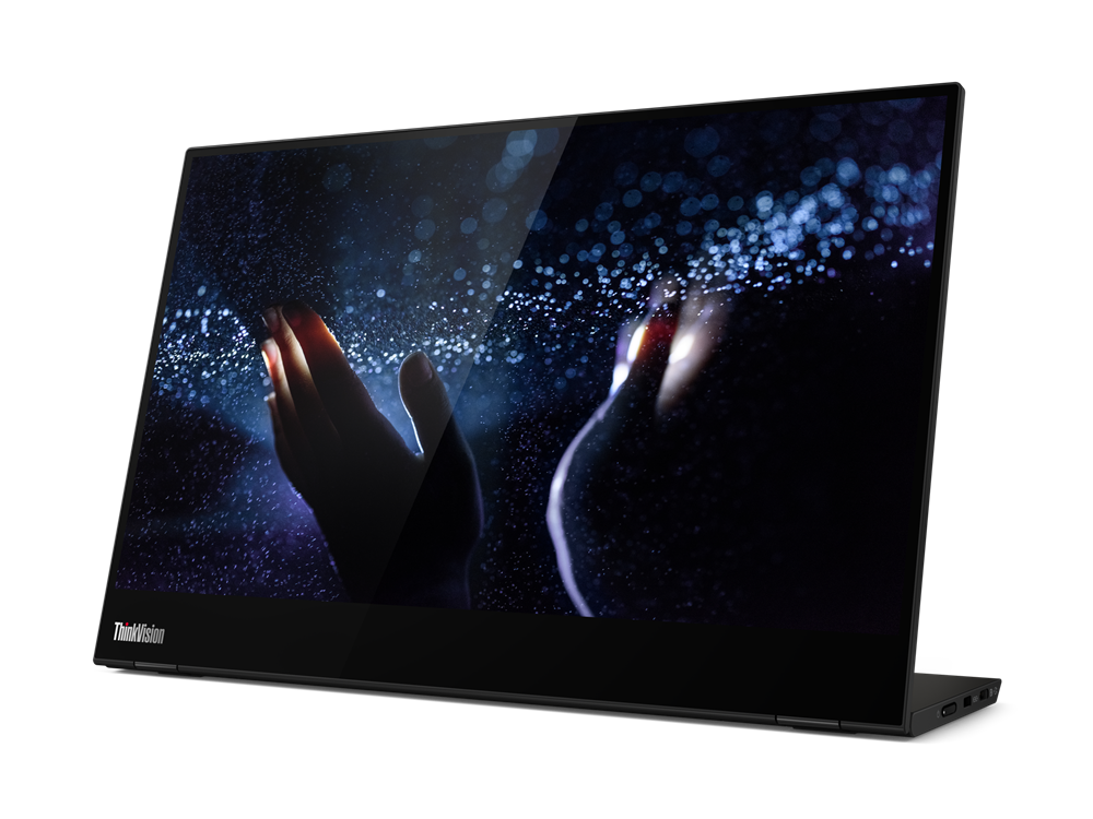 מסך מחשב 14 אינטש Lenovo ThinkVision M14t 62A3UAT1WL Full HD לנובו