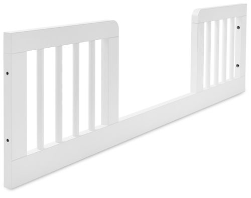 תוספת מגן שהופך מיטת תינוק קורי למיטת מעבר - לבן
