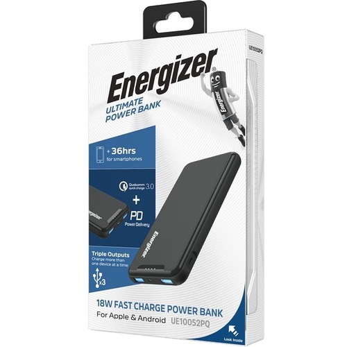 מטען נייד Energizer – 10,000 mAh