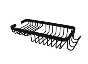 רשת ישרה מדורגת 28 ס"מ שחורה עשוי BRASS מק"ט BS23B 