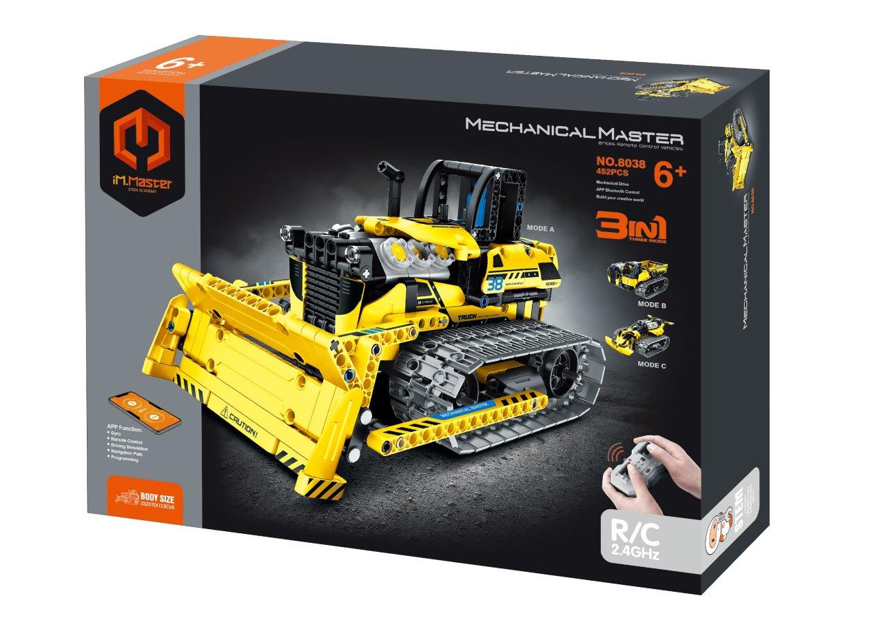 3ב-1 כולל שלט הרכבה 452 חלקים techinc 