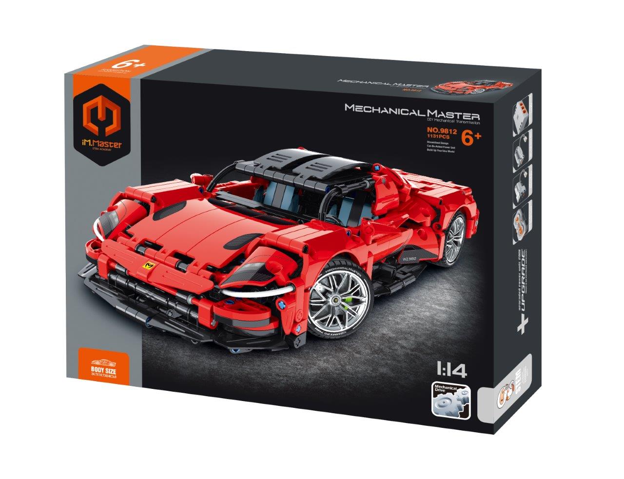 מכונית סופר קאר 1131 חלקים technic
