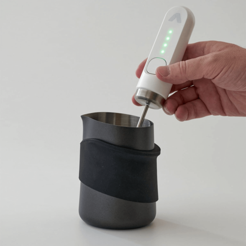 מקציף חלב נאנו-פואמר ליתיום נטען לבן Subminimal NanoFoamer V2 Lithium