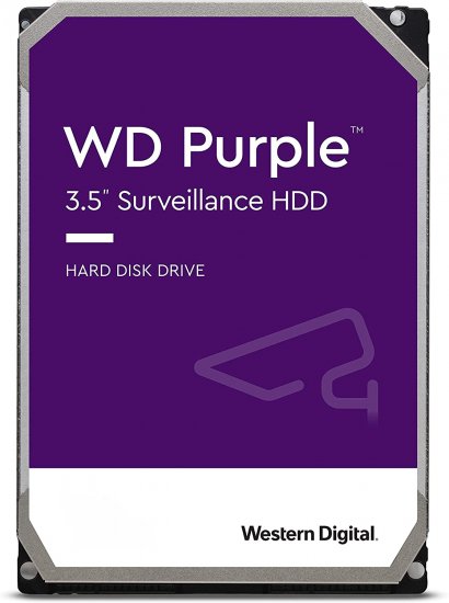 כונן קשיח Western Digital Purple 2TB 256MB 5400RPM SATA III WD23PURZ