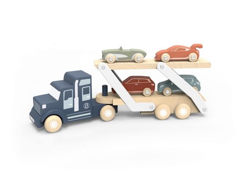 מוביל מכוניות מעץ 