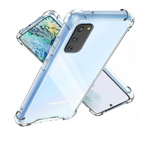כיסוי מגן אחורי שקוף מבית Value ShockProof לטלפון סלולרי Samsung Galaxy S20 סמסונג