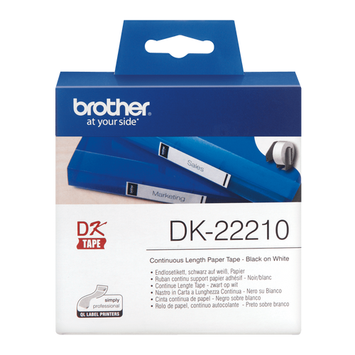 גליל מדבקות מקורי BROTHER DK-22210