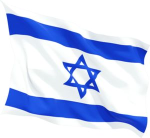 יום העצמאות - דגל ישראל בד 80*60 ס"מ למקל ולקשירה