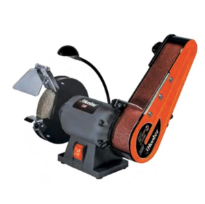 משחזת שולחן משולבת מלטשת סרט Hunter עם תאורת LED
