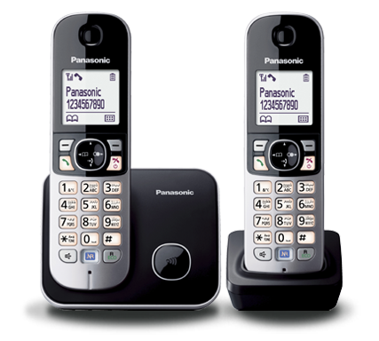 טלפון אלחוטי עם שלוחה Panasonic KXTG6812ברפאלי - refali.co.il