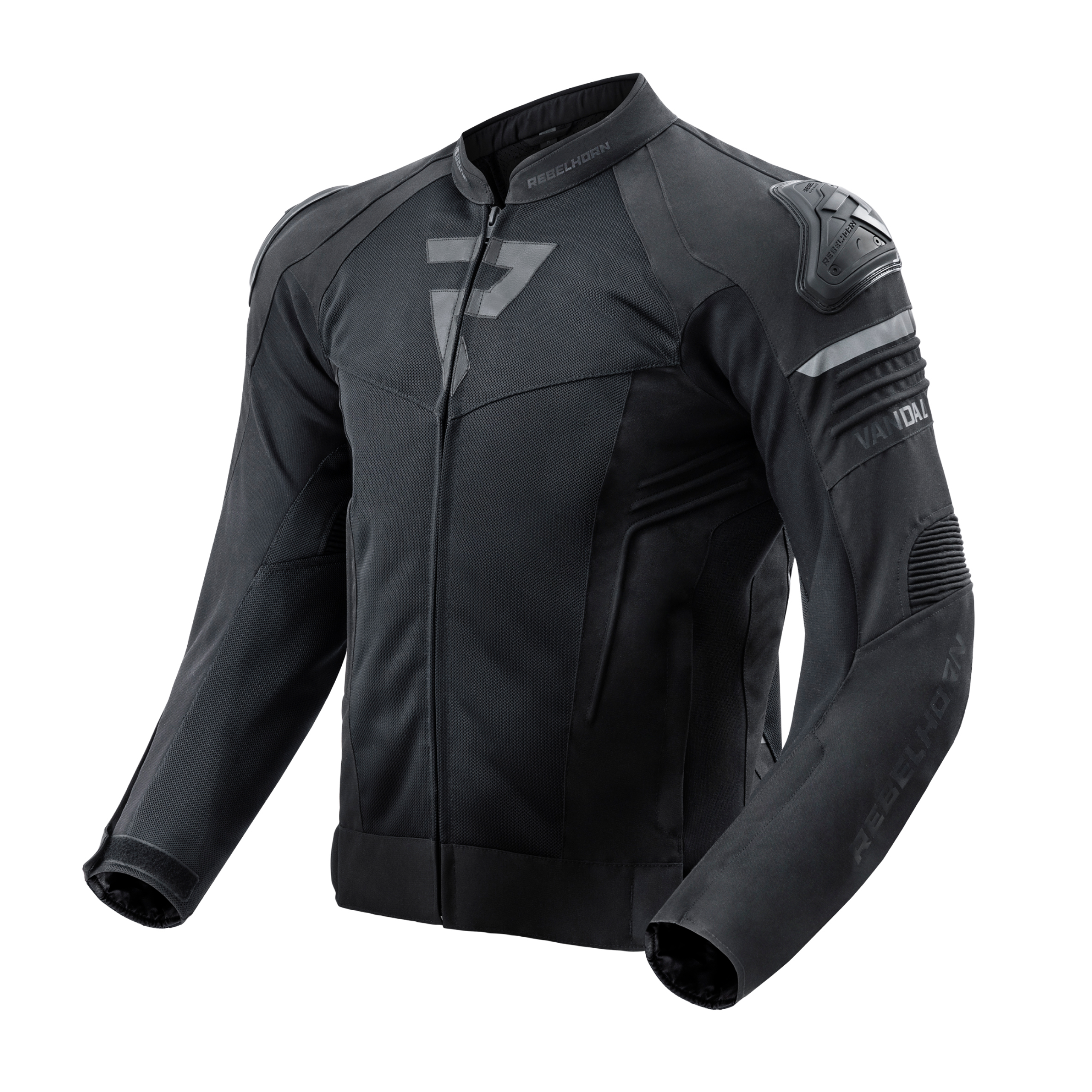 מעיל קיץ רבל הורן שחור - REBELHORN VANDAL MESH JACKET