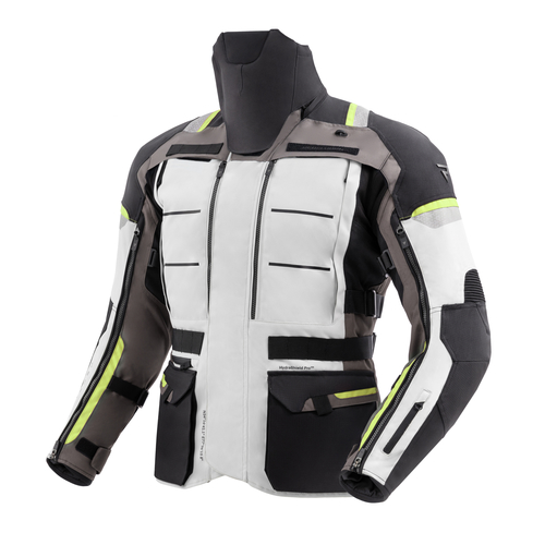 מעיל רב עונתי רבל הורן שחור / אפור / צהוב - REBELHORN CUBBY V JACKET