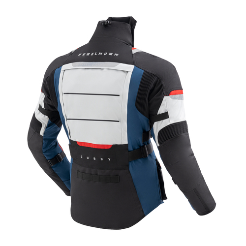 מעיל רב עונתי רבל הורן כחול / אפור / אדום - REBELHORN CUBBY V JACKET