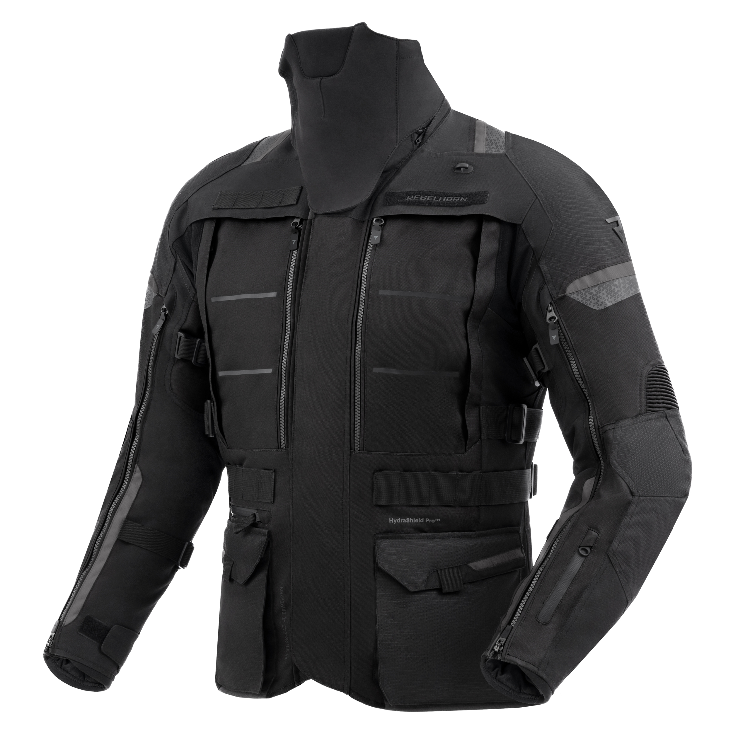 מעיל רב עונתי רבל הורן שחור - REBELHORN CUBBY V JACKET