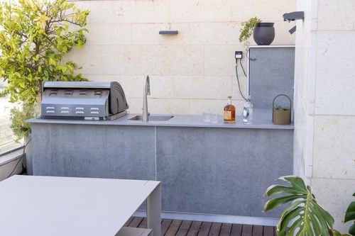 מטבח פינתי Terrazza - שיא האלגנטיות והפונקציונליות לחוויית בישול חוץ יוצאת דופן