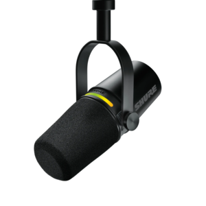 מיקרופון דינאמי +Shure MV7 בחיבור USB