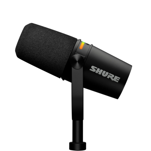 מיקרופון דינאמי +Shure MV7 בחיבור USB