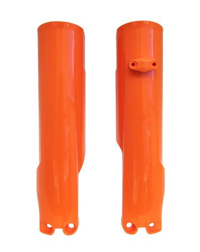 זוג מגני בולמים לאופנועי קטמ כתום - RACETECH FORK GUARDS KTM 24
