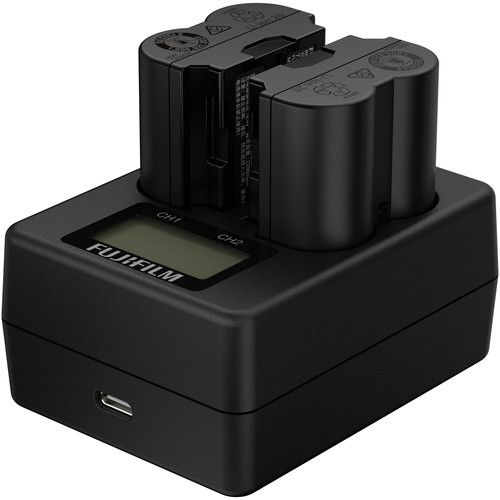 מטען מקורי כפול לסוללות פוג'י FUJIFILM BC-W235