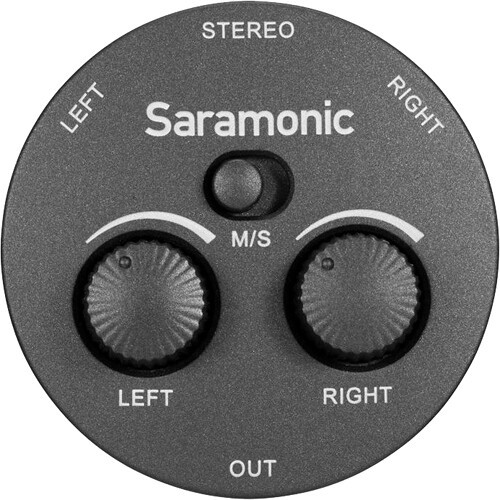 Saramonic AX1 מיקסר אודיו פסיבי דו-ערוצי למצלמות, סמארטפונים, טאבלטים ומחשבים