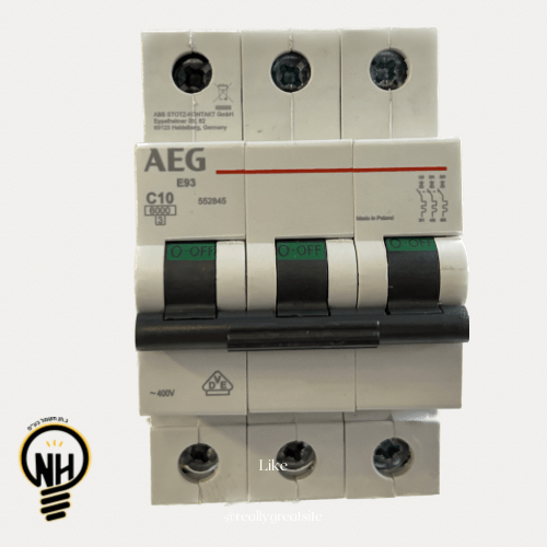 חצי אוטומט 3X10A (ג’נרל) GENERAL