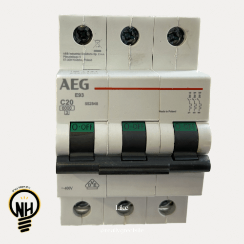 חצי אוטומט 3X20A (ג’נרל) GENERAL